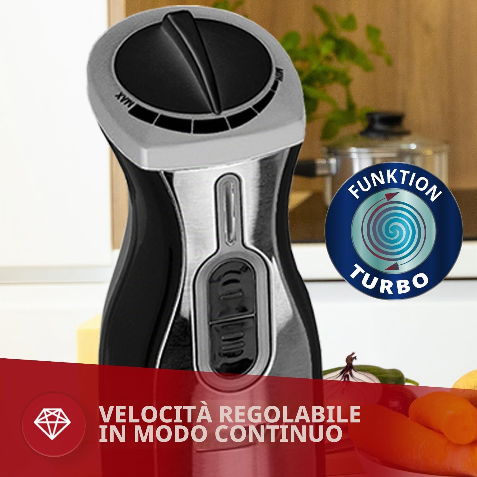 MPM MRK-17 Robot Cucina Multifunzione 800W Ciotola 2 L